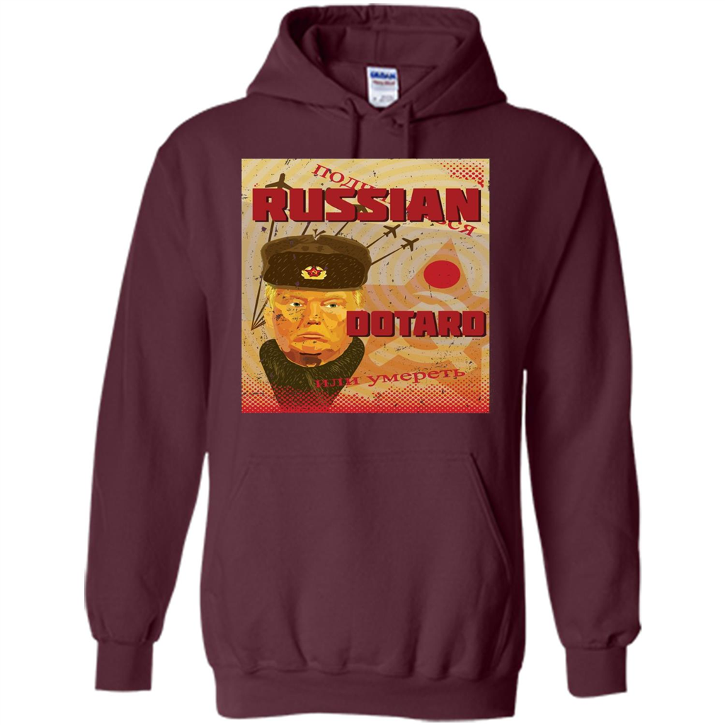 Funny President T-shirt Russian Dotard T-Shirt Maroon