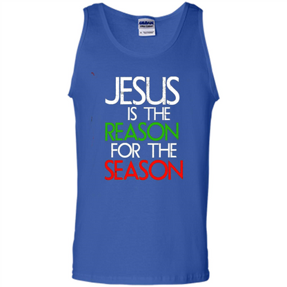 Jesus Is The Reason For The Season Christmas Christian T-Shirt Royal
