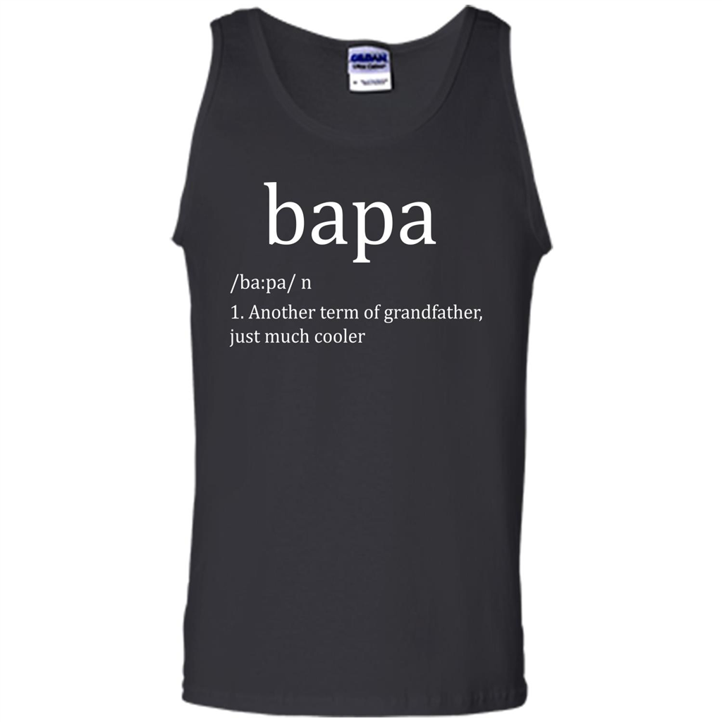 Papa T-shirt Bapa T-shirt Black
