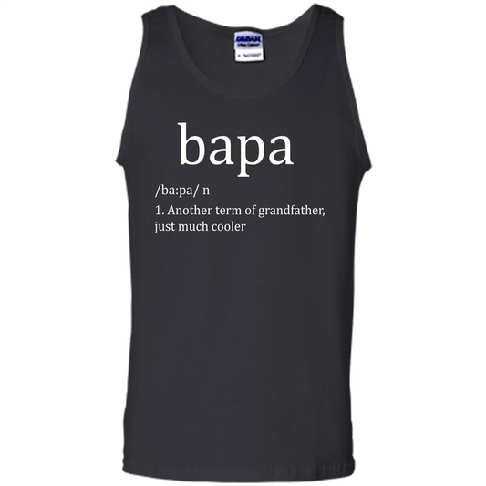 Papa T-shirt Bapa T-shirt Black