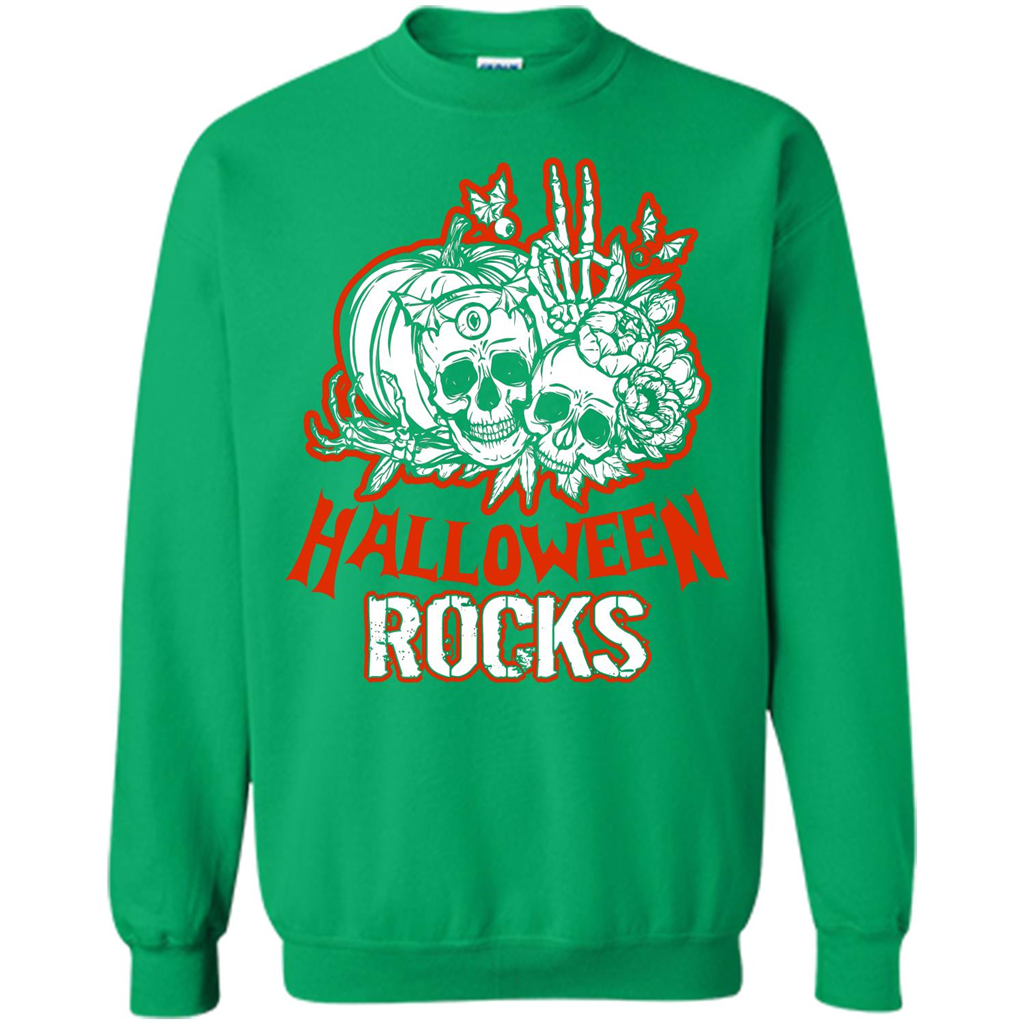 Halloween Rocks T-shirt Irish Green
