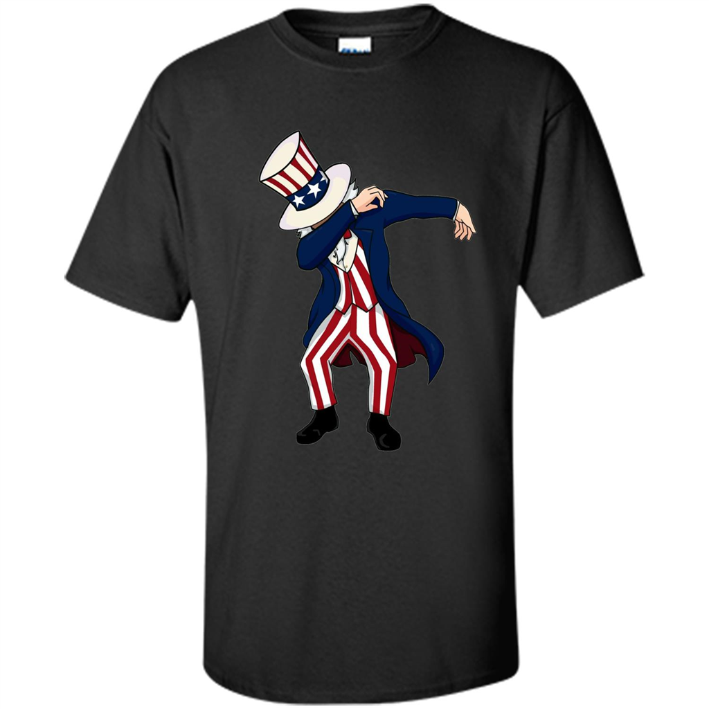 Independence Day 4th of July T-shirt Dabbing Black
