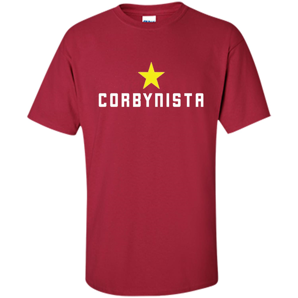 Corbyn T-shirt For Corbynista Labour Supporter Cardinal