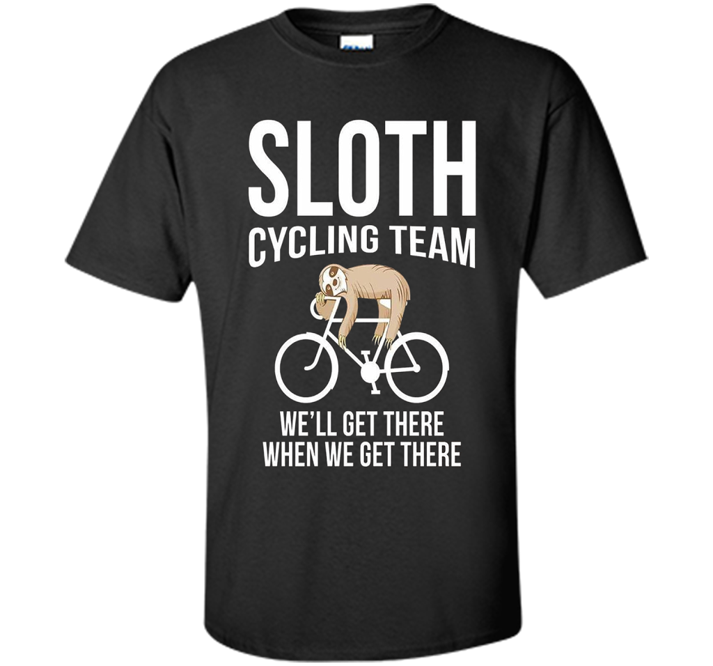 Sloth Cycling Team T-shirt Black
