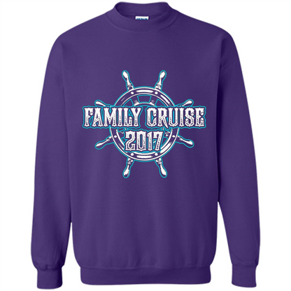 Family Cruise 2017 T-Shirt Family Vacation T-shirt Purple