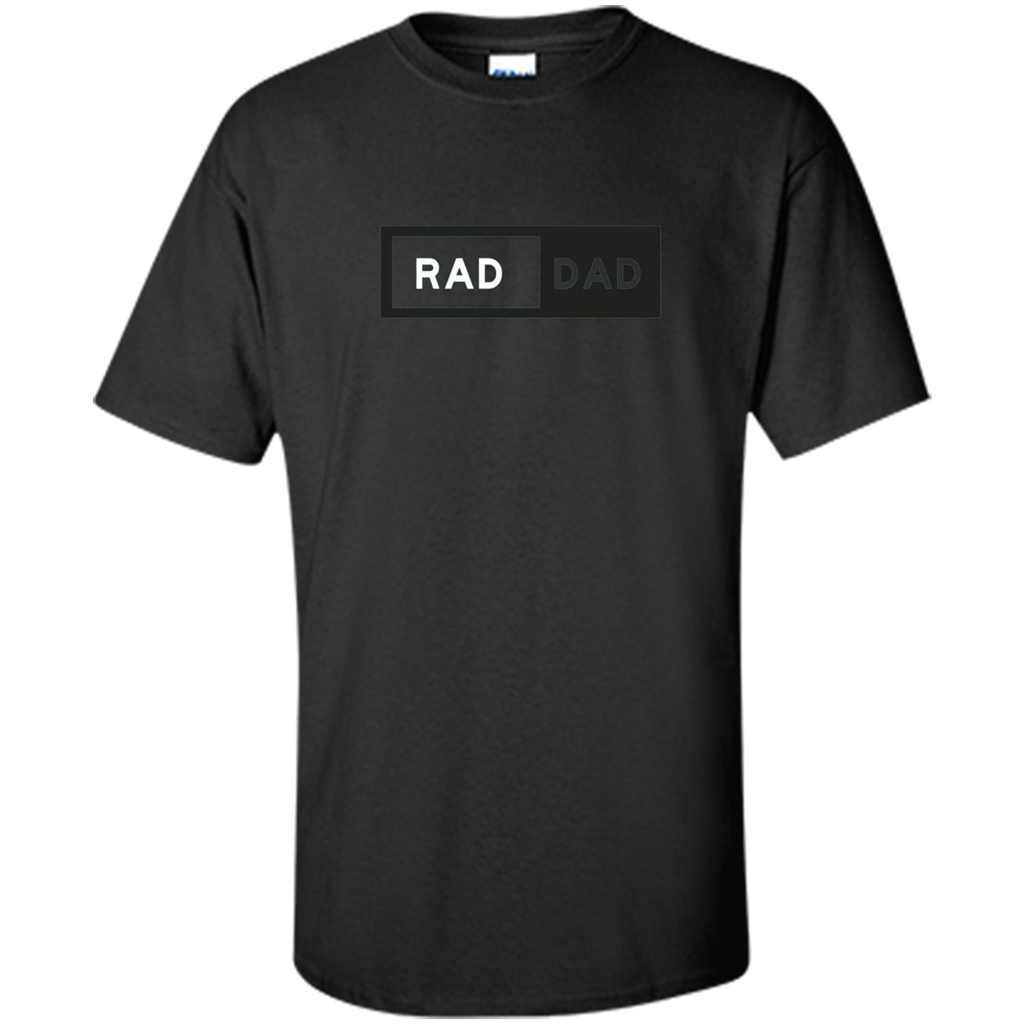 Fathers Day T-shirt Rad Dad Black