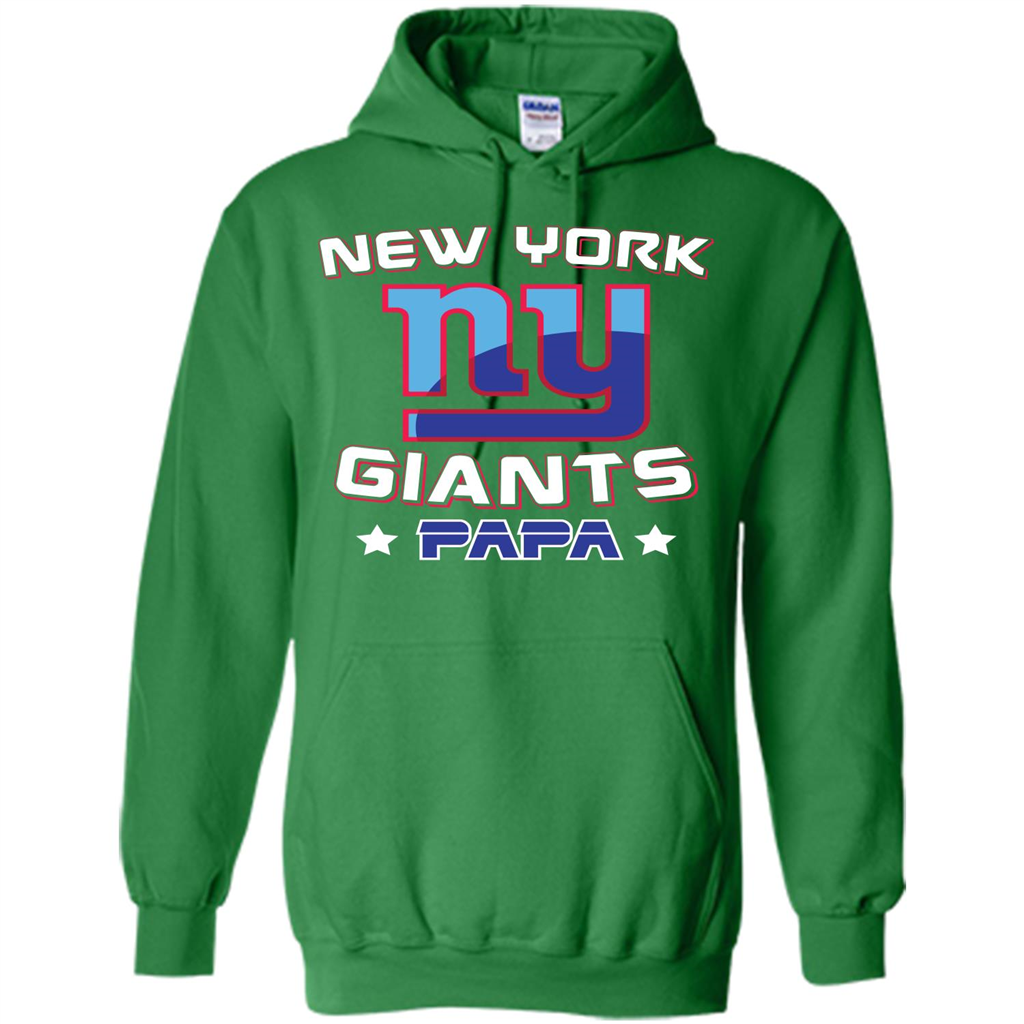 Football T-shirt New York Ny Giants Papa Irish Green