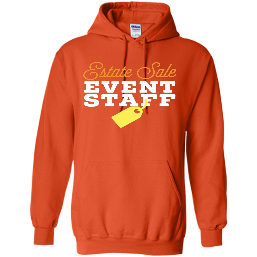 Estate Sale Event Staff T-shirt Orange