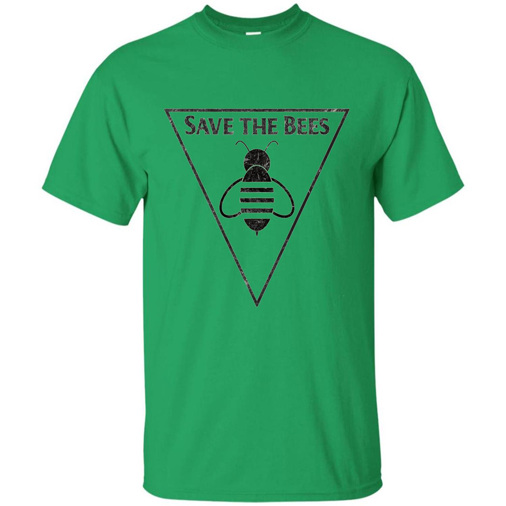 Save The Bees Beekeepers Conservationist T-shirt Irish Green