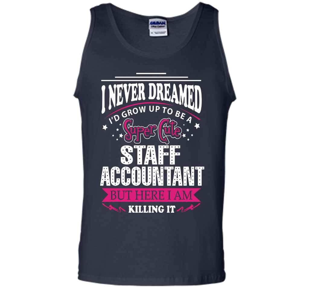 Staff Accountant T-Shirt cool shirt Navy