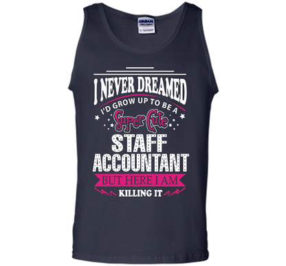 Staff Accountant T-Shirt cool shirt Navy