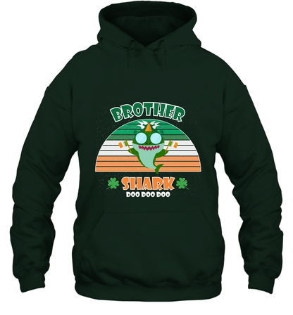Irish Brother Shark Saint Patricks Day Family Shirt Hoodie Forest