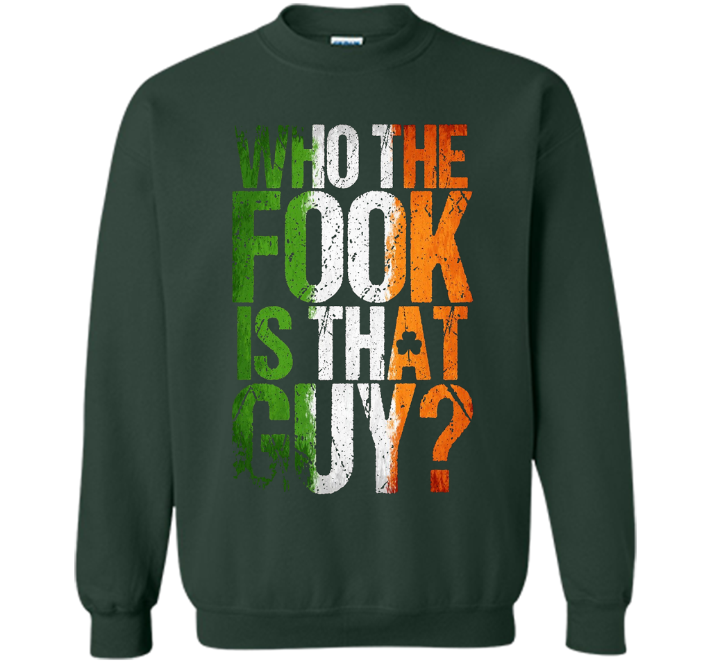 Boxing T-shirt Who The Fook Is That Guy Forest Green