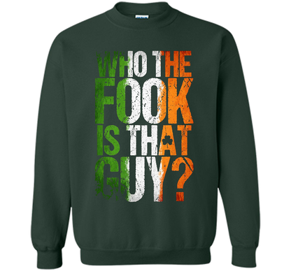 Boxing T-shirt Who The Fook Is That Guy Forest Green
