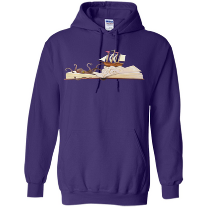 Book Reader T-shirt Love To Read Book Purple