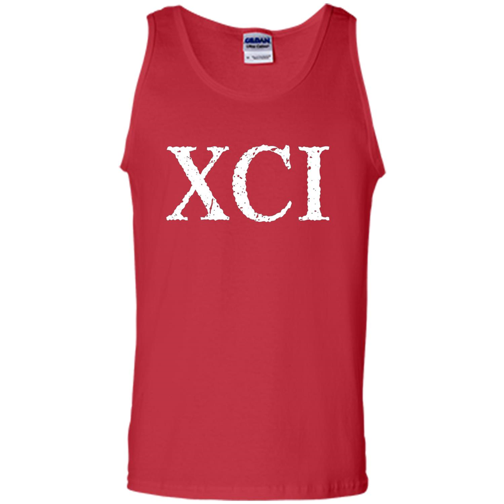 Roman Numeral 91 XCI Shirt Red