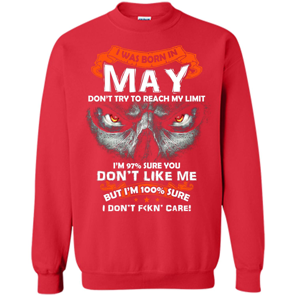 May T-shirt I Was Born In May T-shirt Red