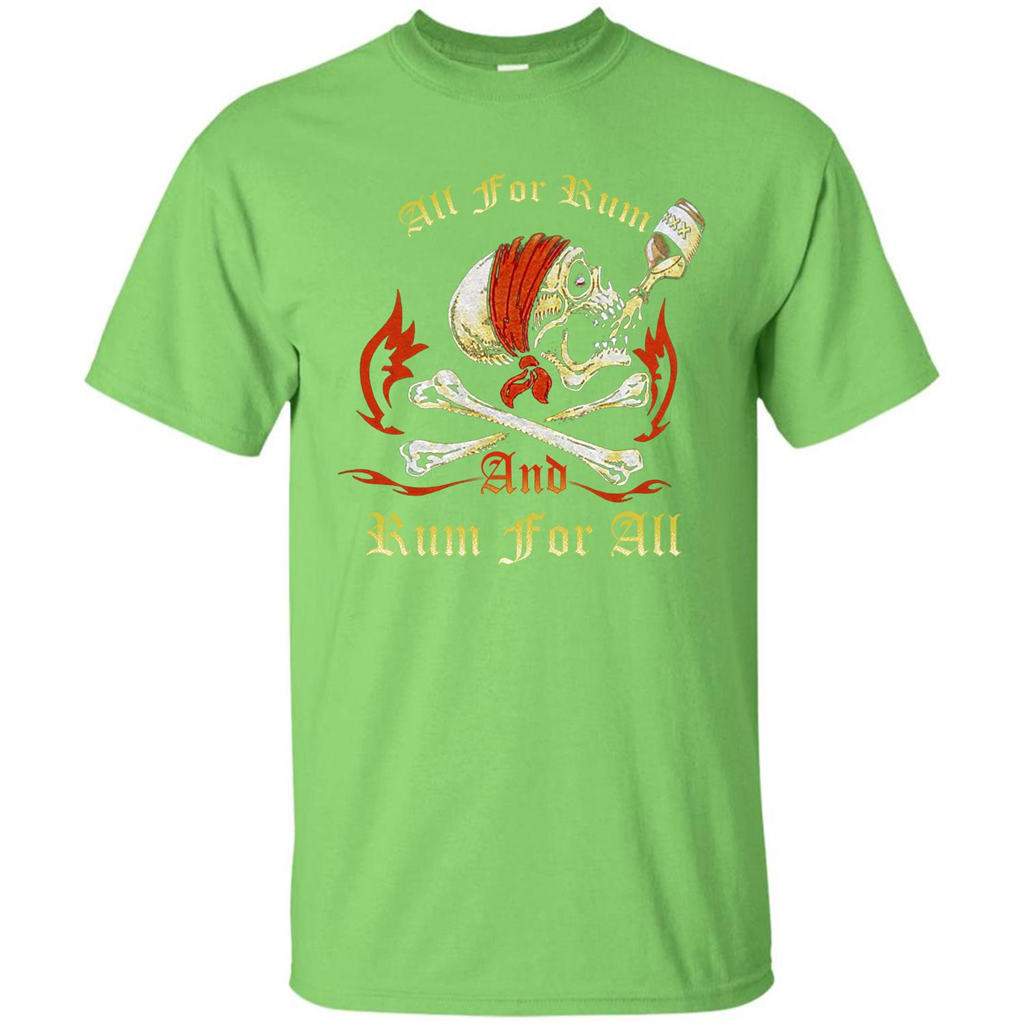 Rum T-shirt All for Rum And Rum For All T-shirt Lime