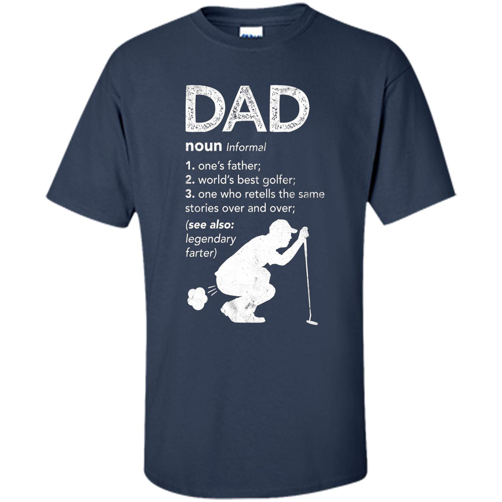Father's Day T-shirt Funny Dad Definition Navy
