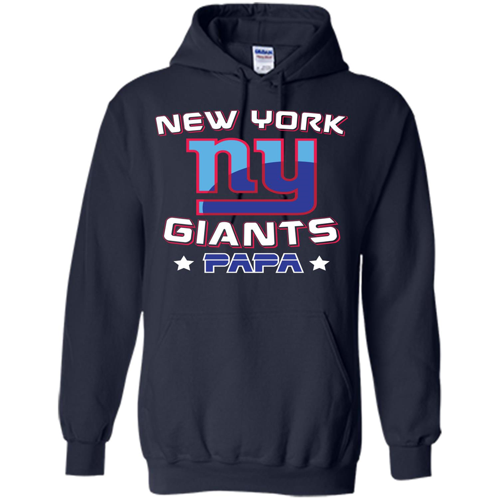 Football T-shirt New York Ny Giants Papa Navy