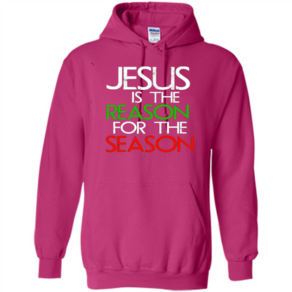 Jesus Is The Reason For The Season Christmas Christian T-Shirt Heliconia