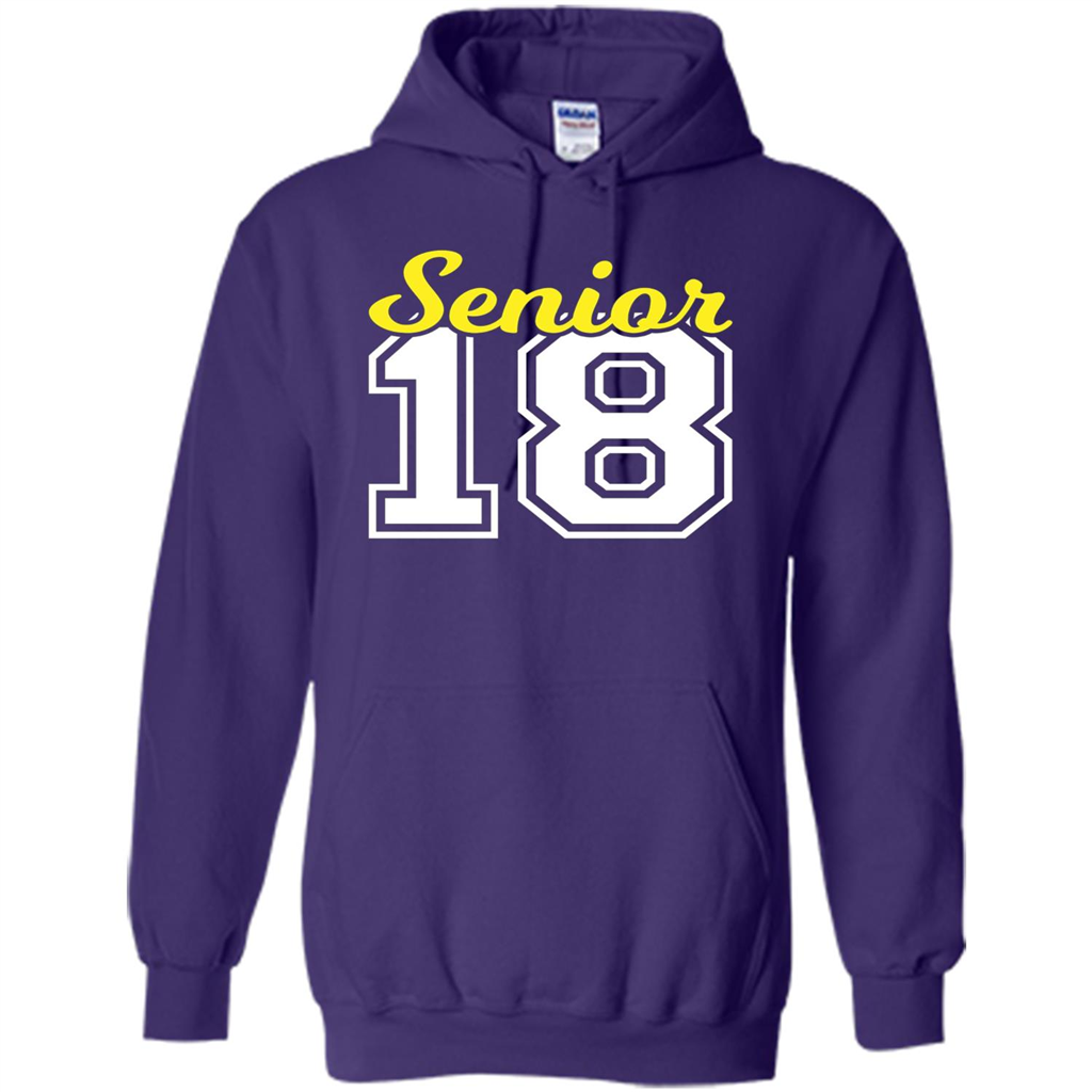 Senior Class of 2018 Jersey Style T-shirt Purple