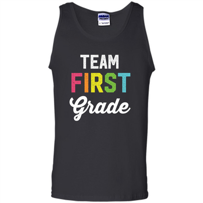 Team 1st First Grade Teacher T-shirt Black