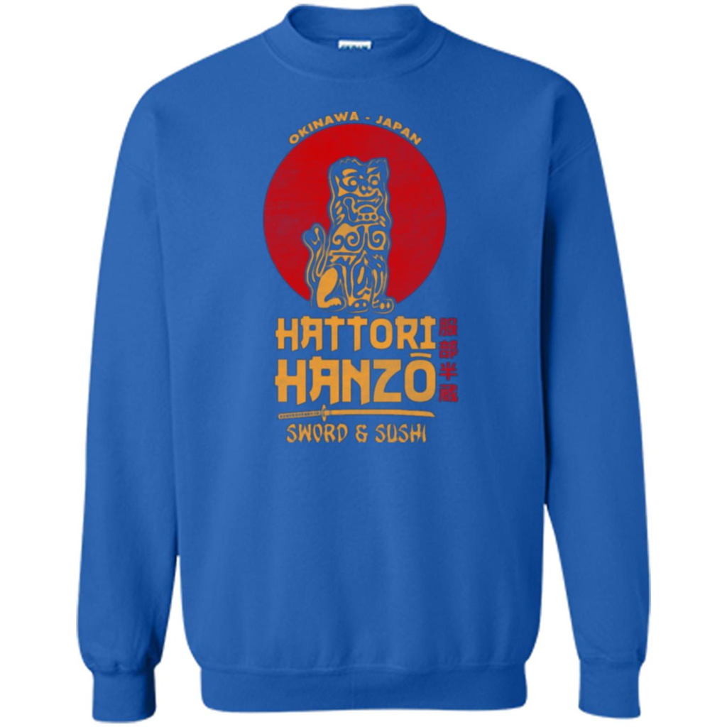 Hattori Hanzo Sword And Sushi T-shirt Royal