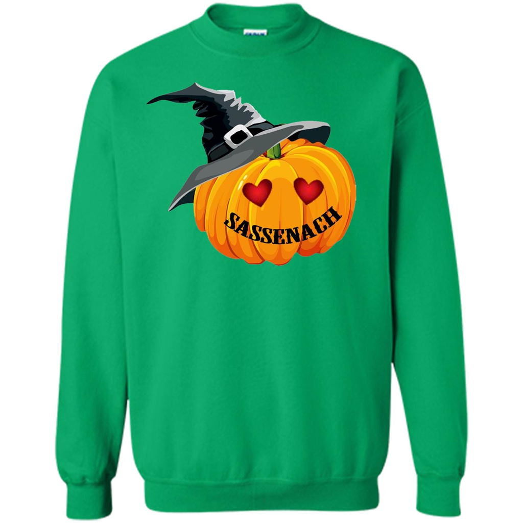 Sassenach Pumpkin Halloween T-shirt Irish Green