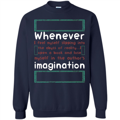 Whenever I Feel Myself Slipping In To The Abyss T-shirt Navy