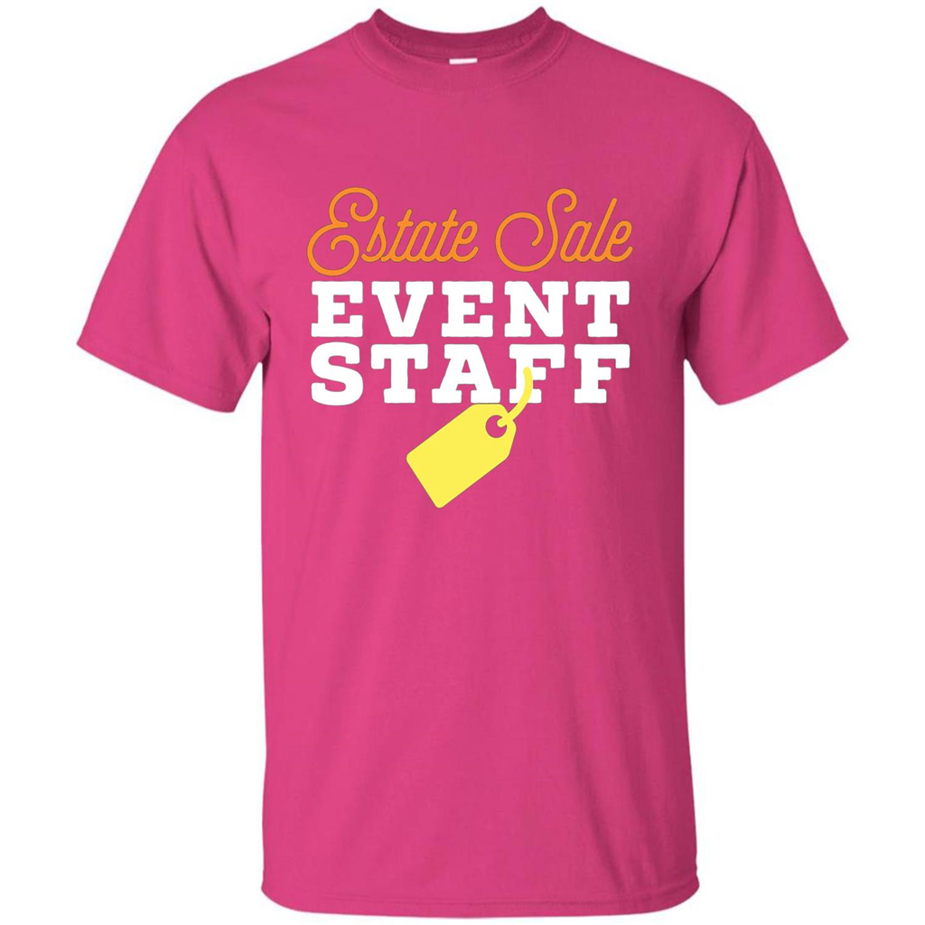 Estate Sale Event Staff T-shirt Heliconia