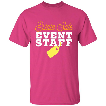 Estate Sale Event Staff T-shirt Heliconia