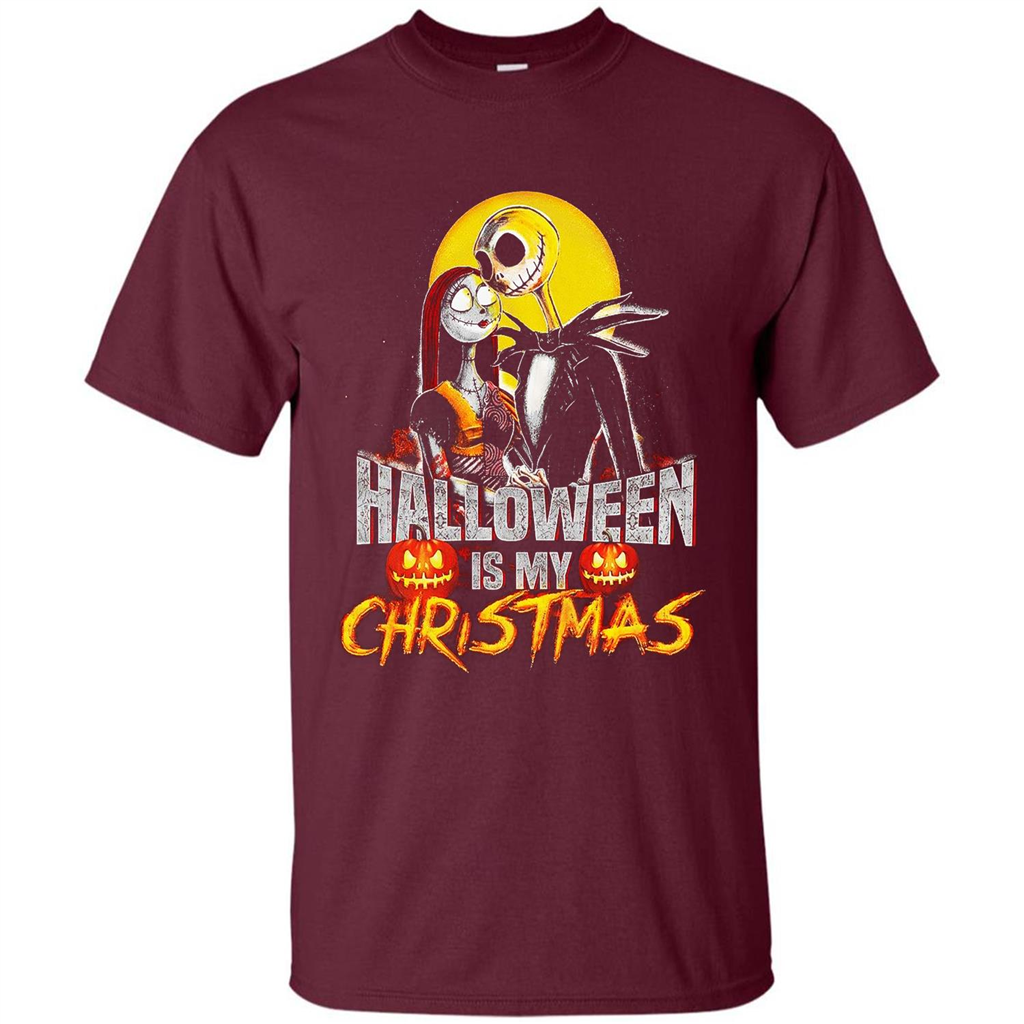 Halloween Is My Chirstmas T-shirt Maroon