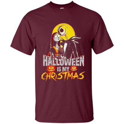 Halloween Is My Chirstmas T-shirt Maroon