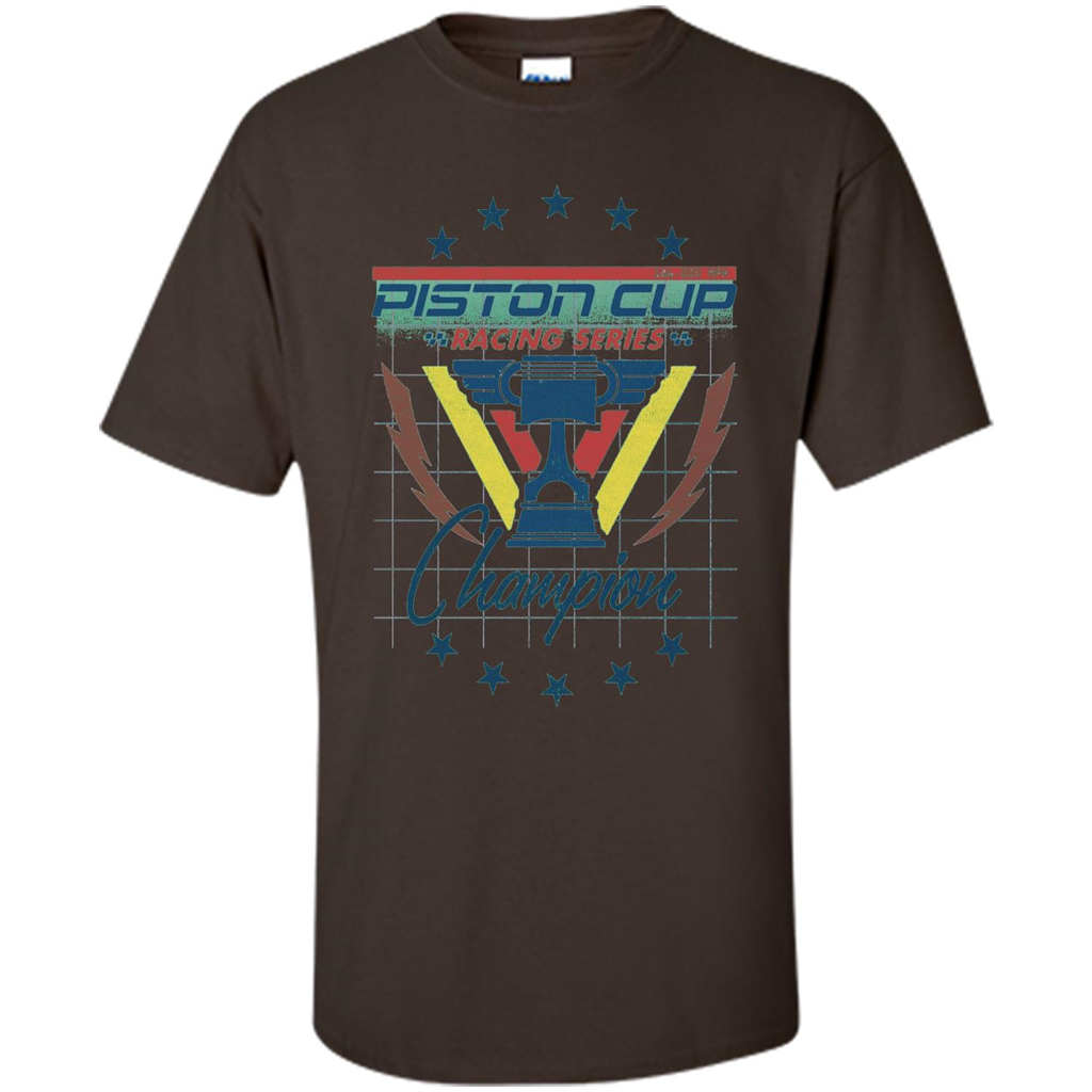 Love Car T-Shirt Piston Cup Racing Series Champion Dark Chocolate