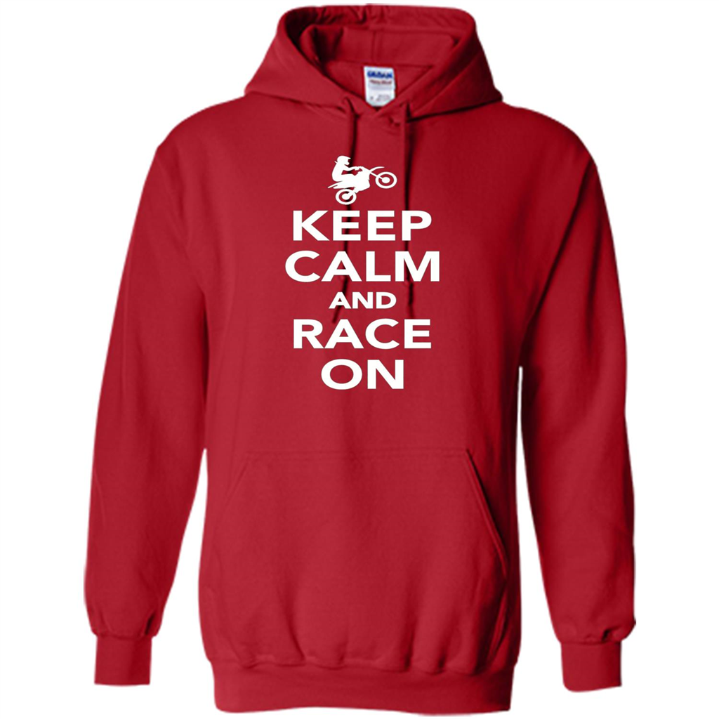 Keep Calm And Race On Motorcross T-shirt