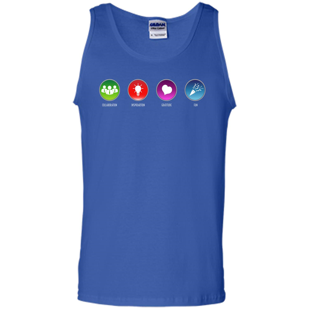 Values Icons T-shirt Royal