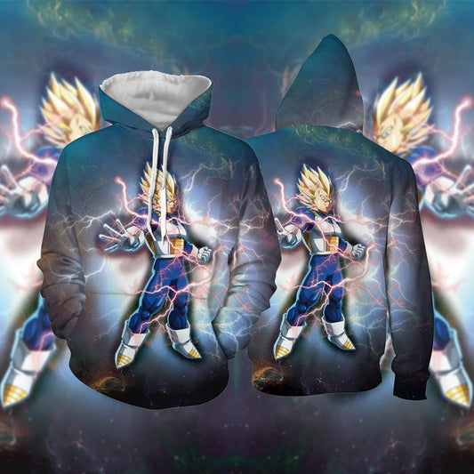 Vegeta Super Saiyan Dragon Ball 3D Hoodie