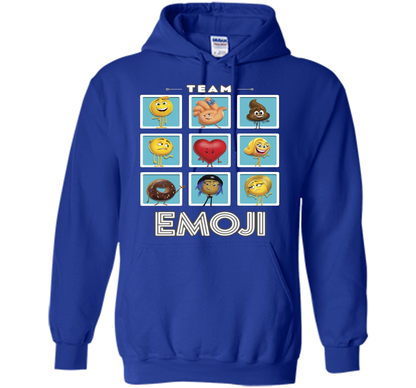 The Emoji Movie Team Emoji Panels Graphic T-Shirt shirt Royal