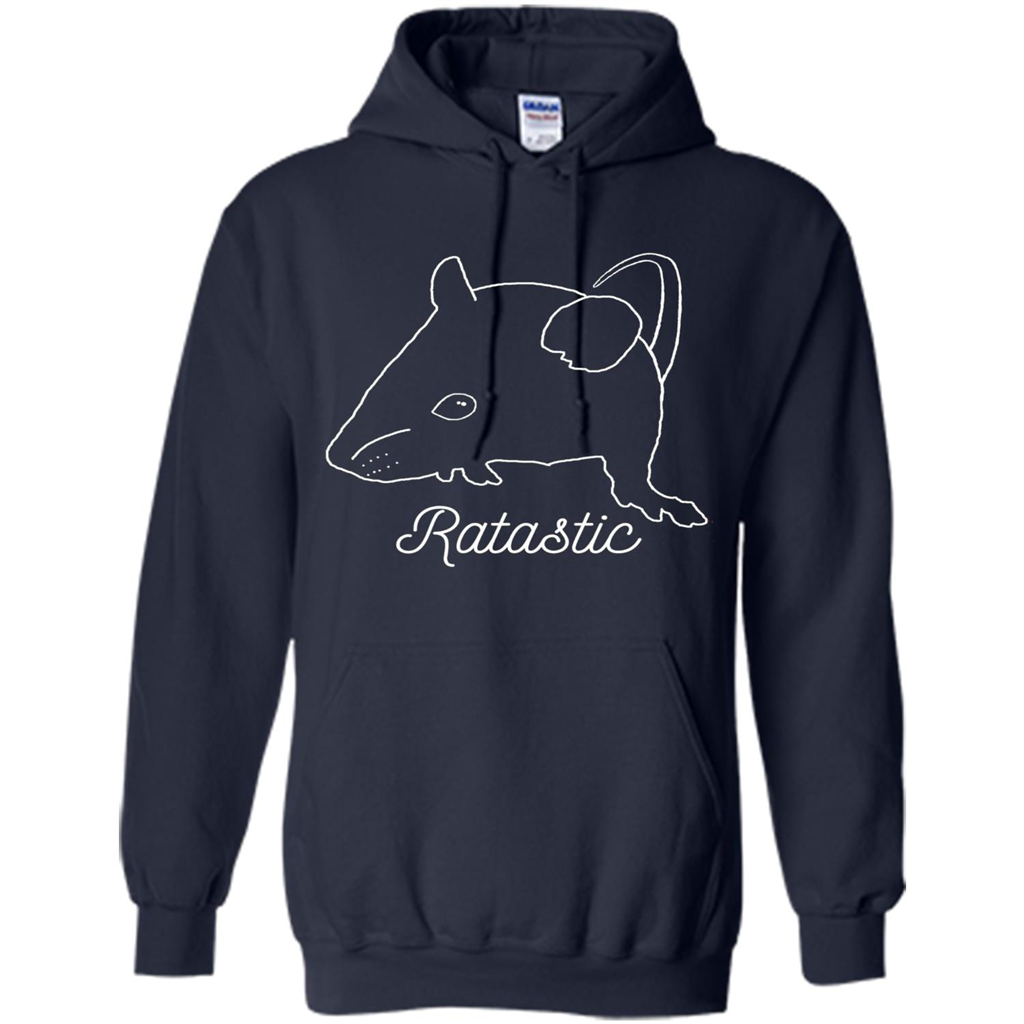 Cute Rat Owners T-shirt Ratastic Navy