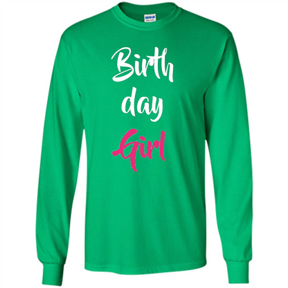 Birthday Girl T-shirt Pink Party Birthday T-shirt