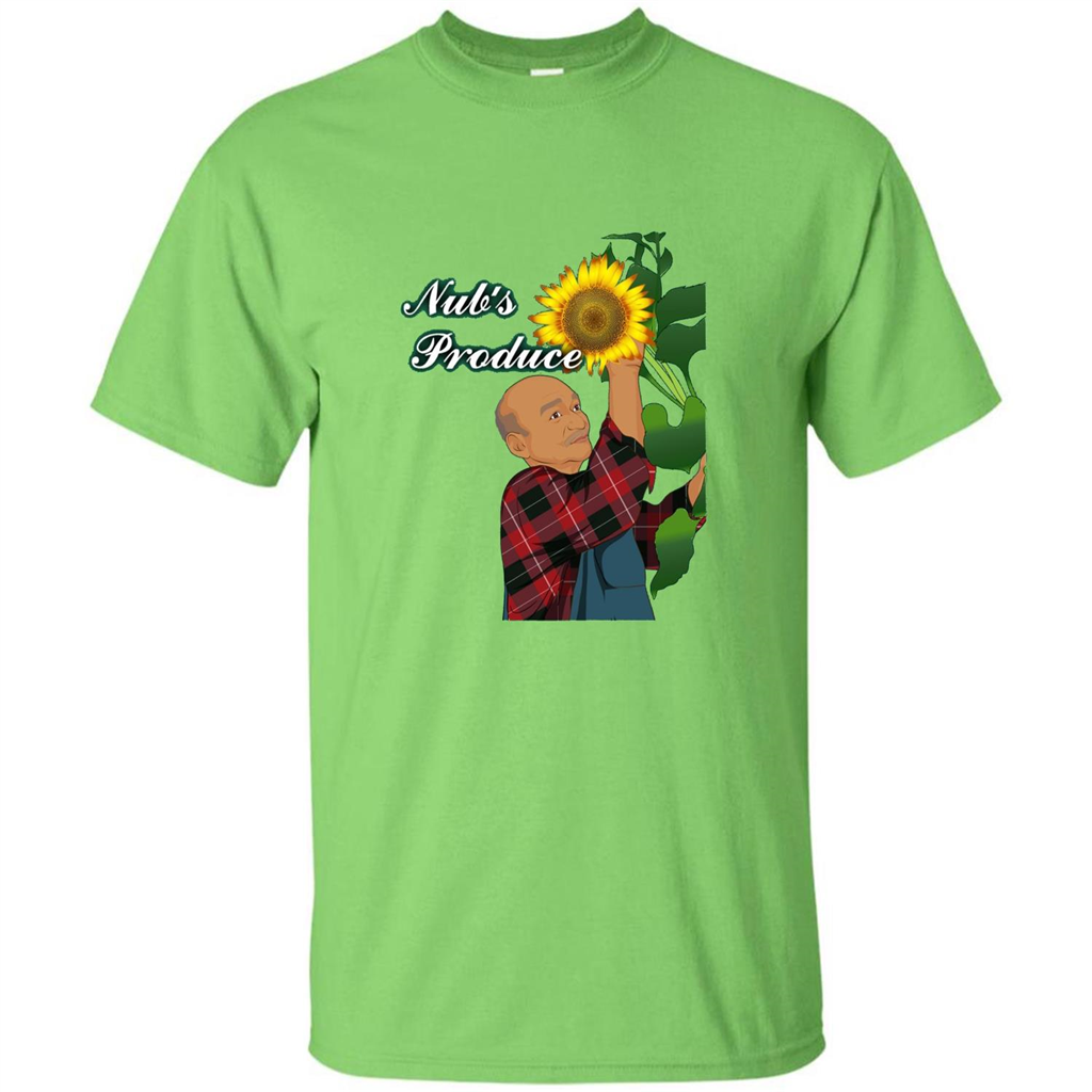 Nub's Produce Durham Sunflower T-shirt Lime