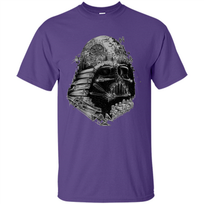 Movie T-shirt Darth Vader Build The Empire Graphic T-shirt Purple