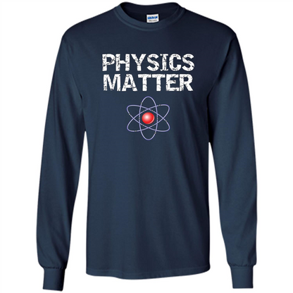 Physics T-shirt Physíc Matter T-shirt Navy