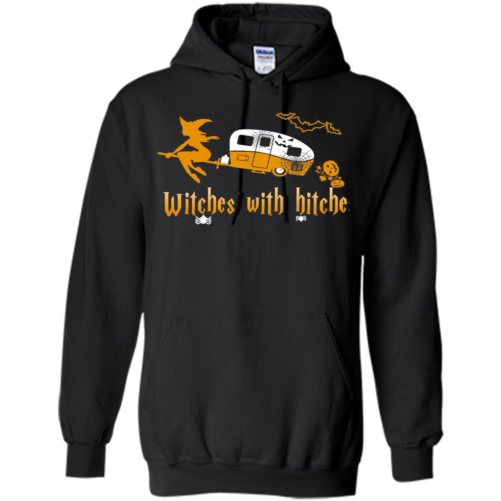 Halloween T-shirt Witches With Hitches T-shirt Black