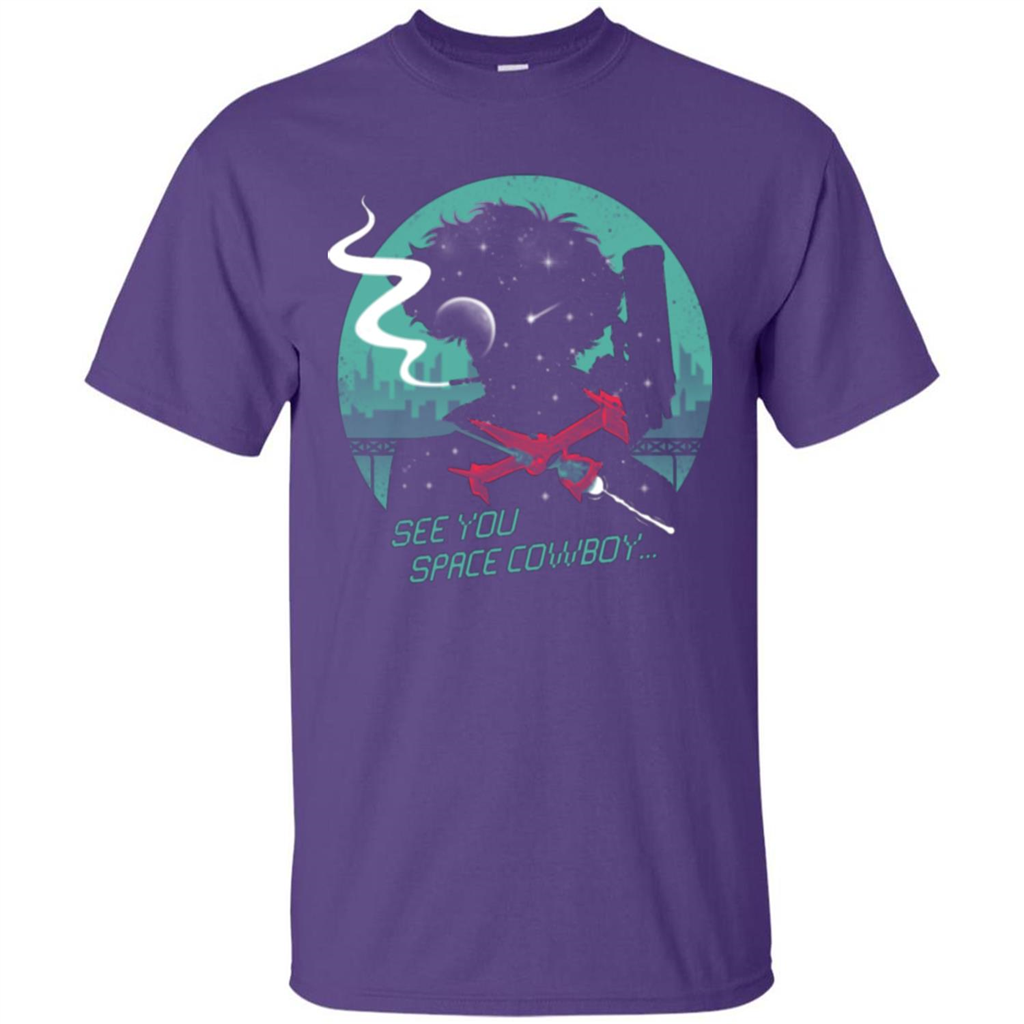 Space Cowboy T-shirt See You Space Cowboy Purple