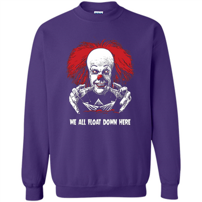 Red Balloon We All Float Down Here T-shirt Horror Halloween T-shirt Orange