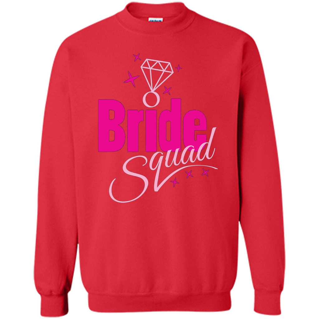 Bride Squad Bachelorette Party T-shirt Red