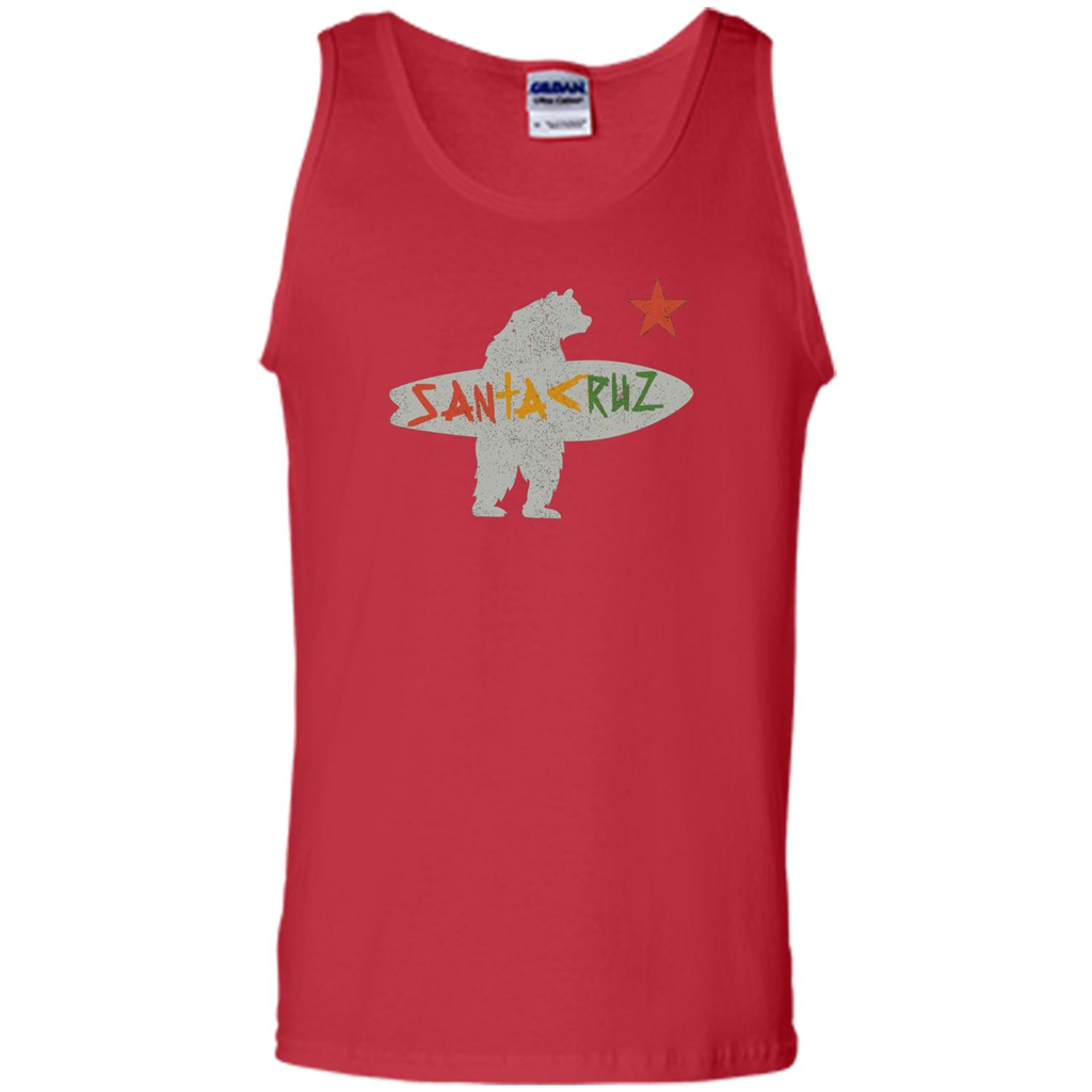 Santa Cruz Surf Bear T-Shirt Red