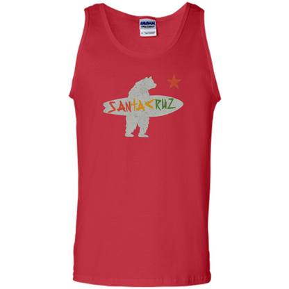 Santa Cruz Surf Bear T-Shirt Red
